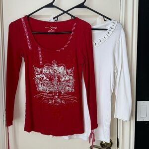 Bundle of (2) Embellished Tops